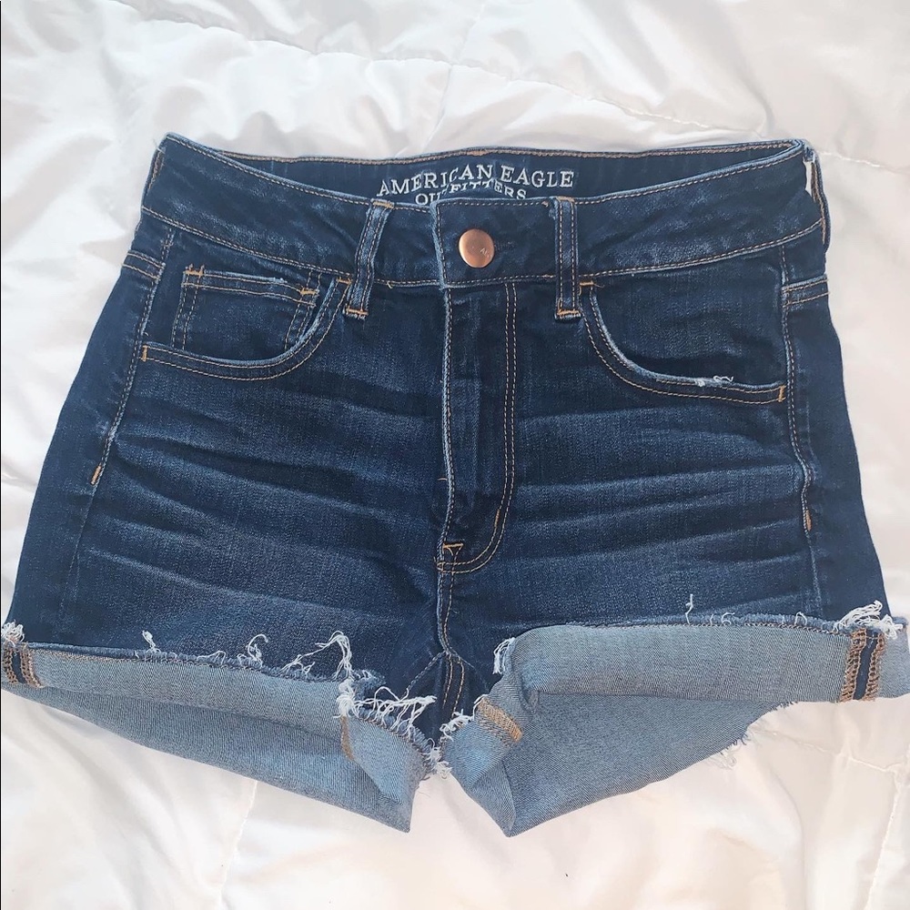 American Eagle high-waisted jean shorts